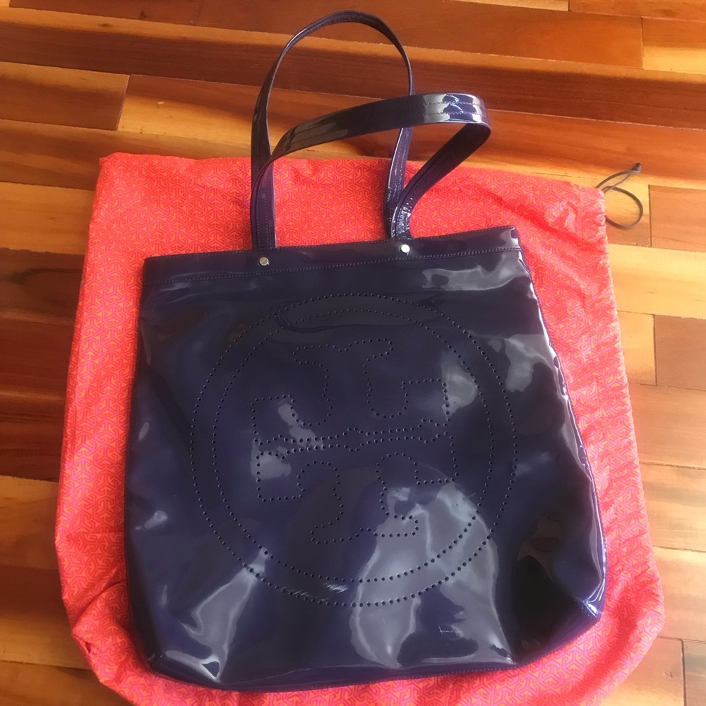 Tory Burch Patent Leather Tote
